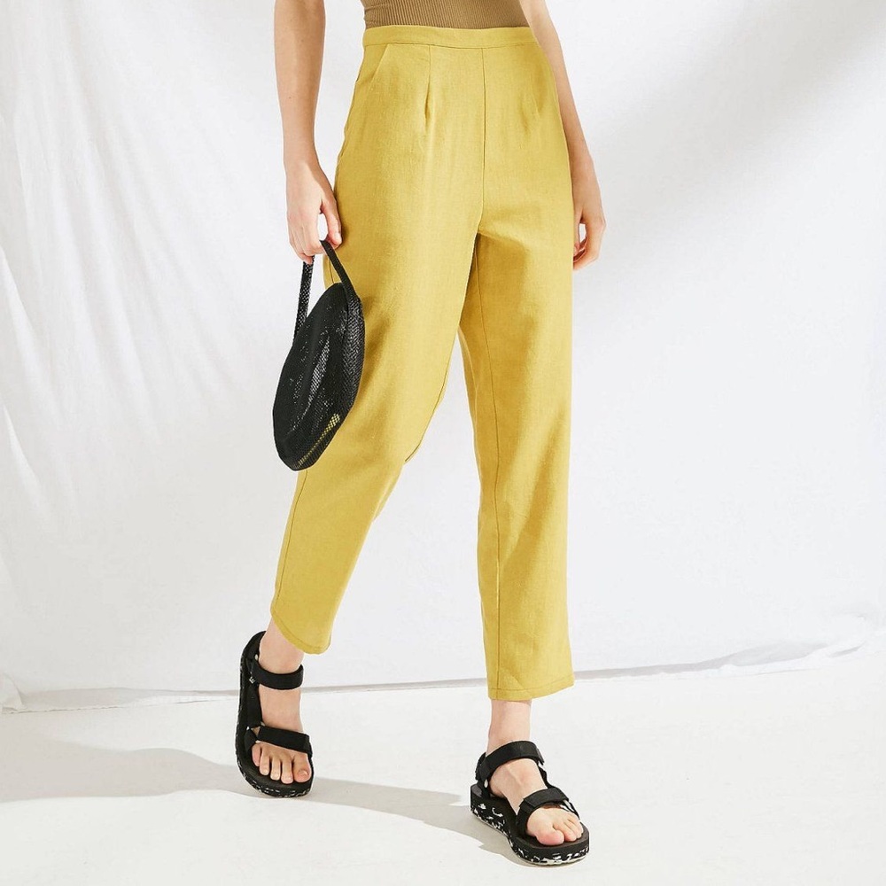 Urban Outfitters Urban Renewal Linen pinup pants